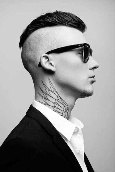 Slicked Back Mohawk Hairstyles For Men