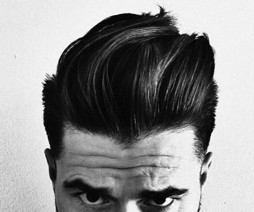 Slicked Back Pompadour Hair For Men