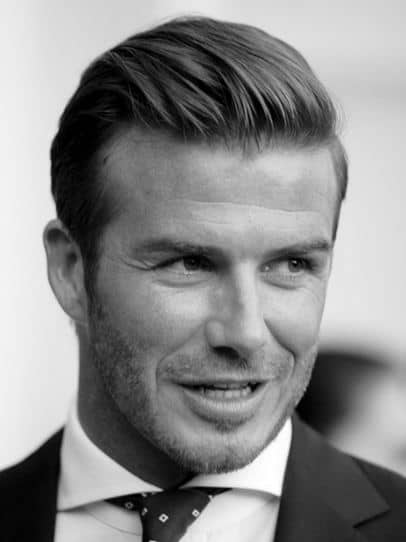Slicked Back Short Hairstyle
