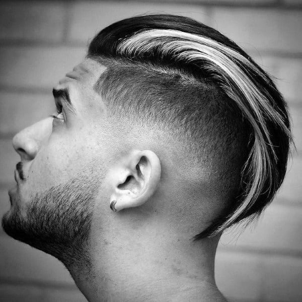 Slicked Back Trendy Mens Undercut Hairstyles
