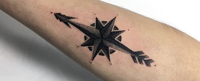 Small Arrow Tattoos For Men