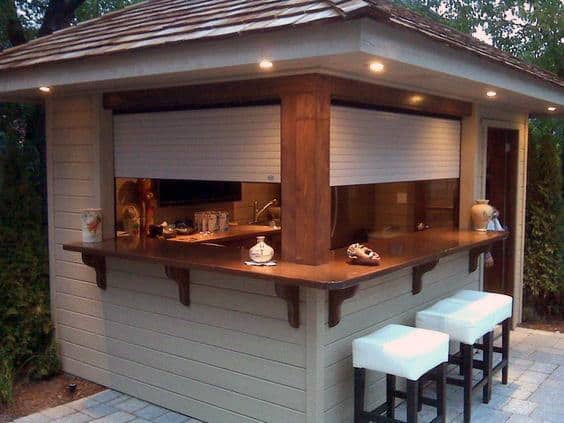 Small Bar Shed Ideas With Window