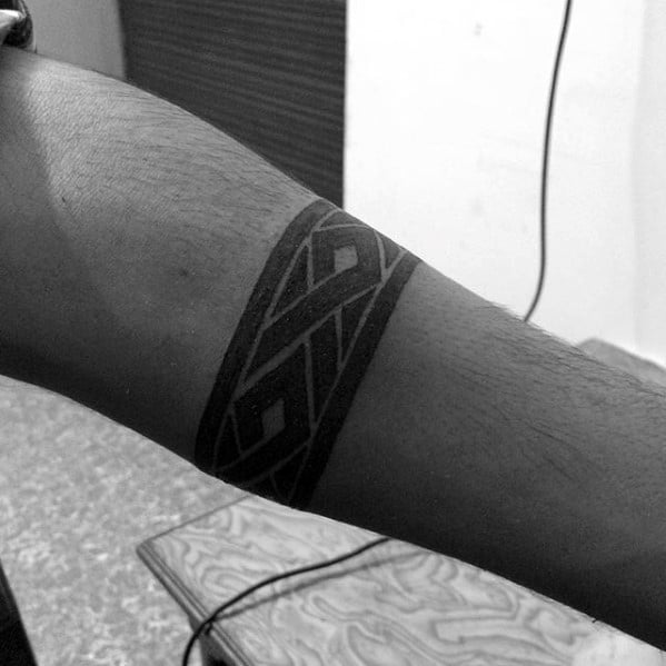 Small Mens Armband Tribal Tattoo Ideas