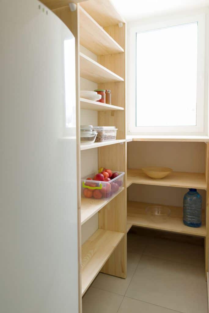 small corner pantry shelving ideas