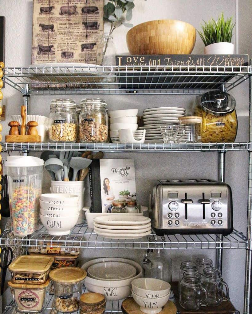 small pantry wire shelving ideas