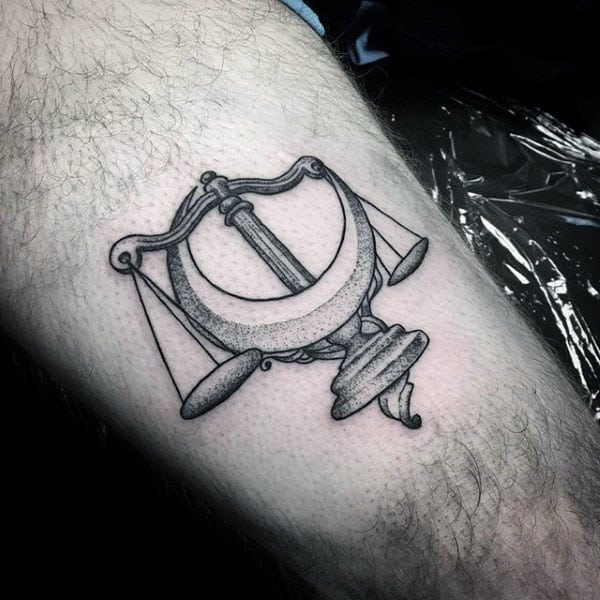 Small Pointillism Scale Mens Arm Tattoo Ideas