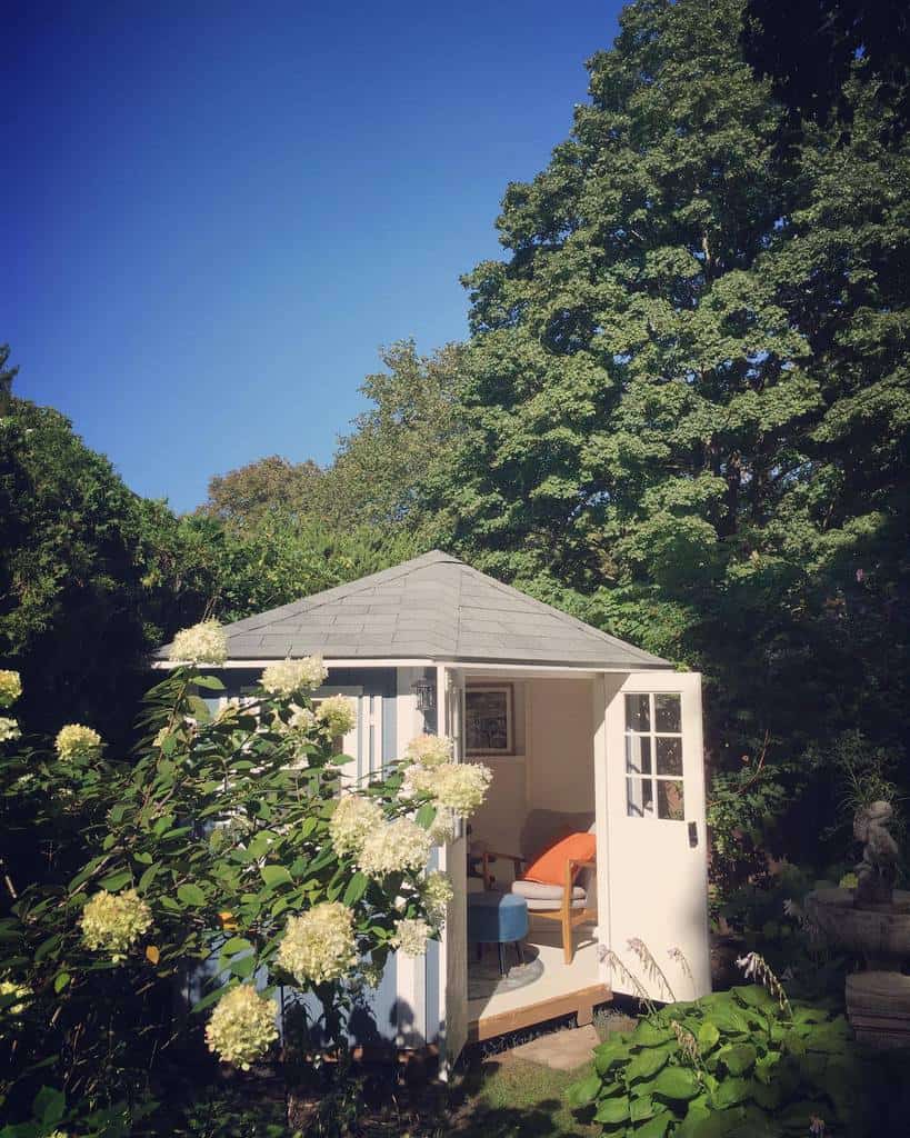 small she shed in backyard 