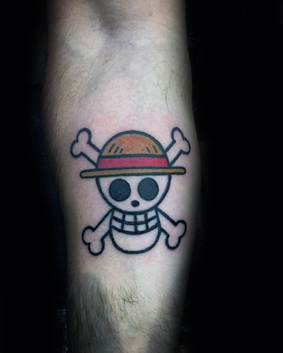 Small Simple Inner Forearm One Piece Tattoo Designs For Guys