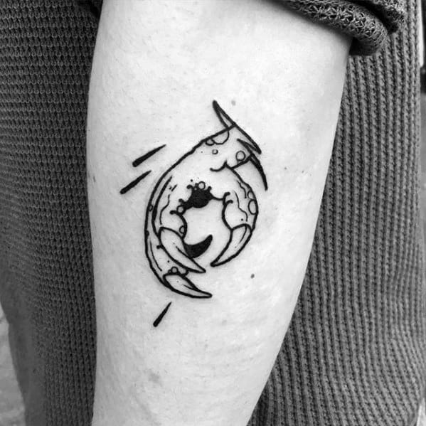 Small Simple Talon Tattoo Ideas On Guys