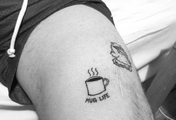 Coffee Small Tattoo Designs Men