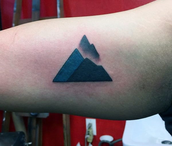 Mountains Small Tattoo Ideas For Men