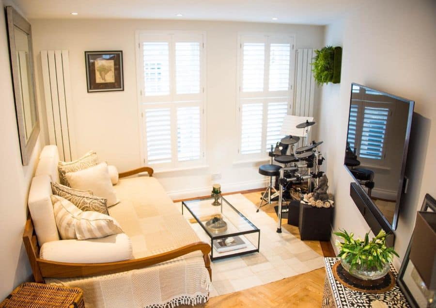 small country style tv room 