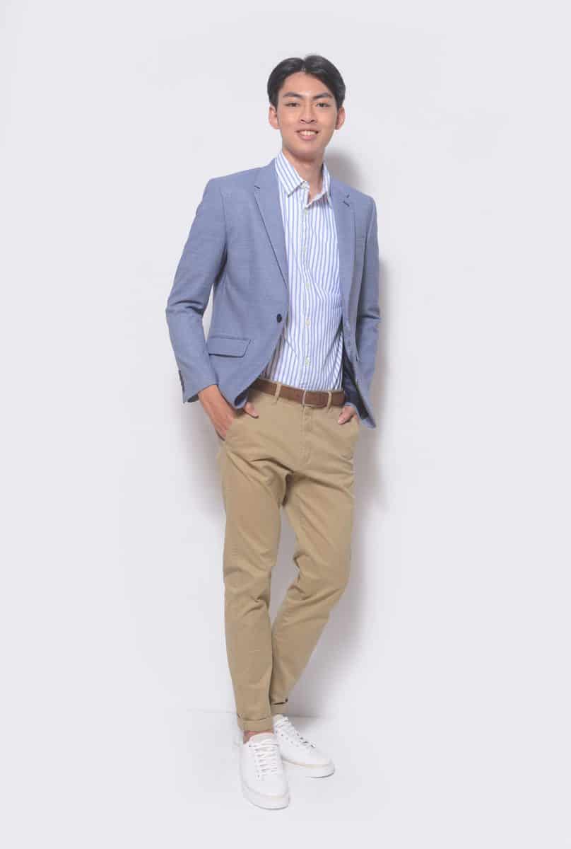 Men’s,Beauty,,Fashion.,Handsome,Full,Body,Young,Man,In,Blue