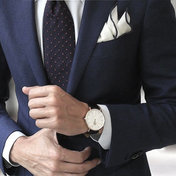 Smart Mens Navy Blue Suit Style Ideas