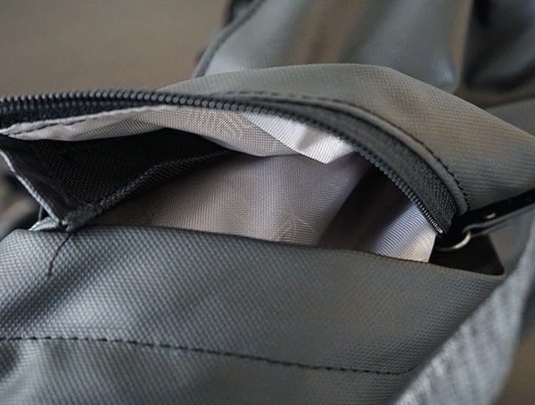 Smarter Than Most Myth Backpack Unzipped Side Pockets