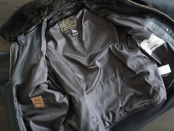 Smmoth Interior Lining Cockpit Usa Dark Brown Leather G 1 Flight Jacket For Men