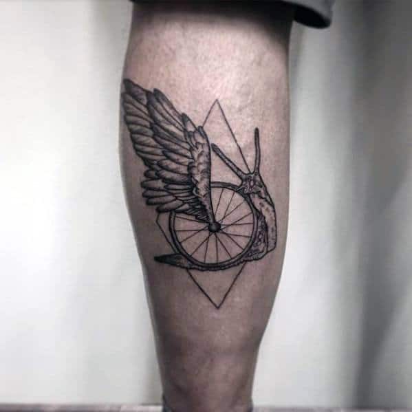 Snail Guys Tattoo Ideas Leg Calf