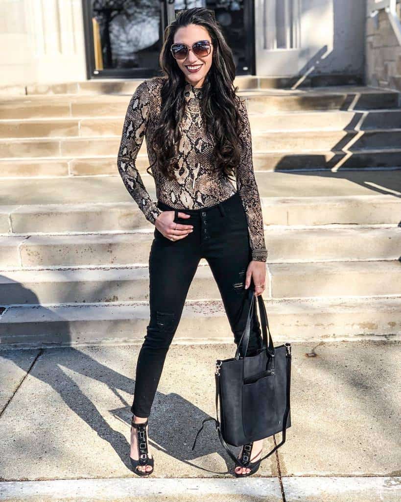 Snake Skin Club Outfit