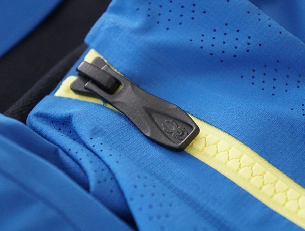 Snowboard Mens Spyder Eiger Gtx Shell Jacket Center Zipper Detail