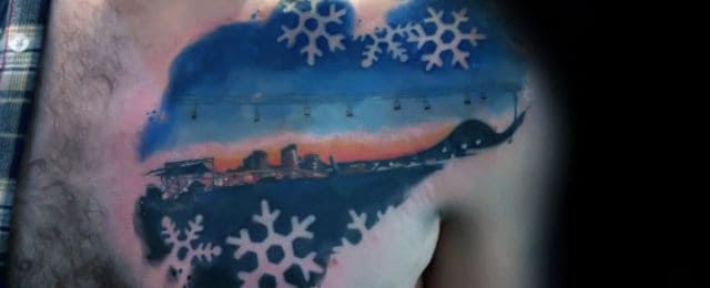 Snowflake Tattoo Designs For Men