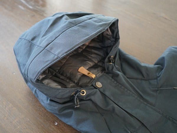 Snug Fitting Fjallraven Skogso Padded Jacket Hood