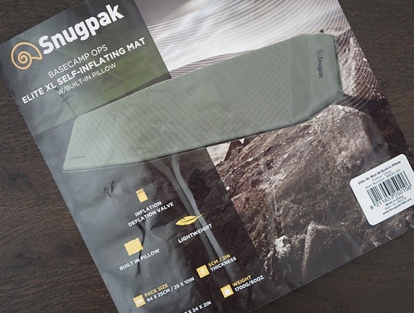 Snugpak Basecamp Ops Self Inflating Xl Mat Features Tag