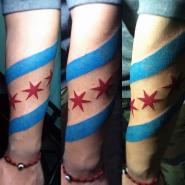 Solid Ink Chicago Mens Forearm Band Tattoo Designs