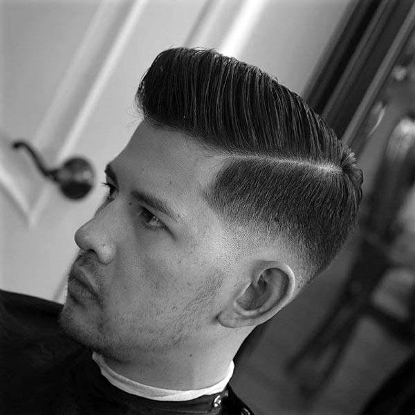 Sophisticated Guys Hard Part Hairstyle Ideas