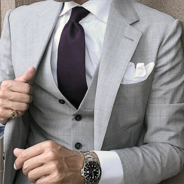 Sophisticated Male Grey Suit Style Ideas