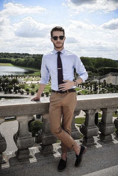 Sophisticated Male Khaki Pants What To Wear With Outfits Style Ideas