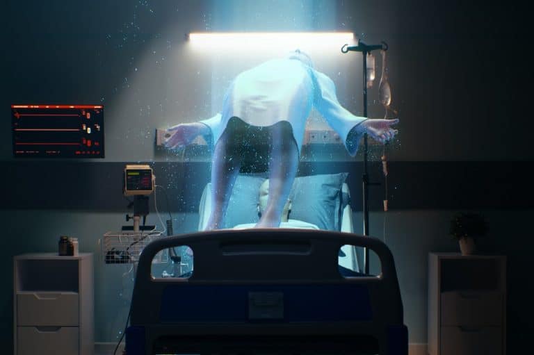 soul leaving dead man