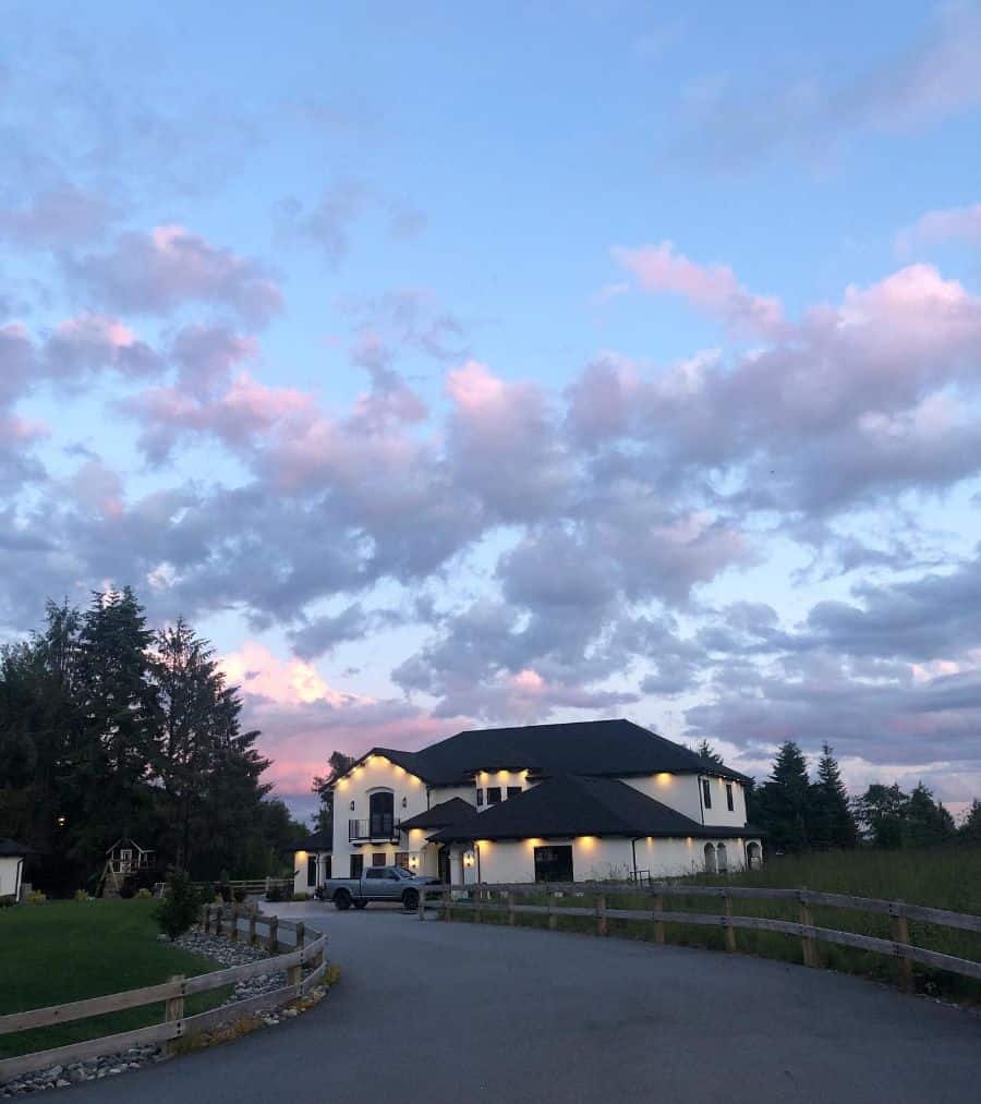 spanish-style mansion on large property 