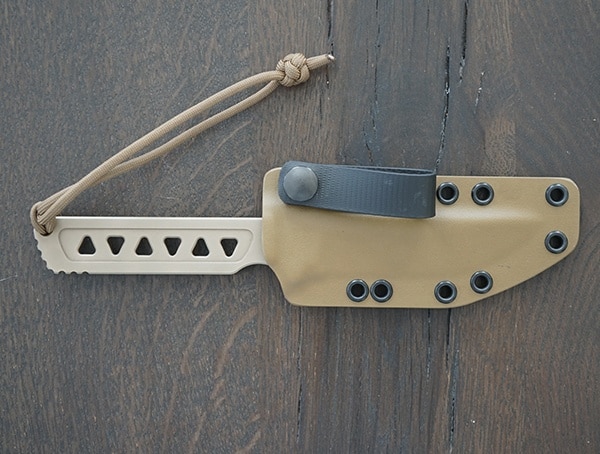 Spartan Blades Formido Fixed Blade Knife With Kydex Sheath Rear