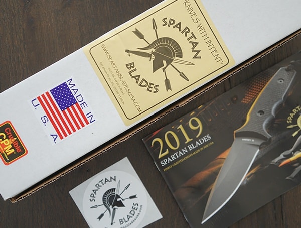 Spartan Blades Harsey Tt Knife Package Box