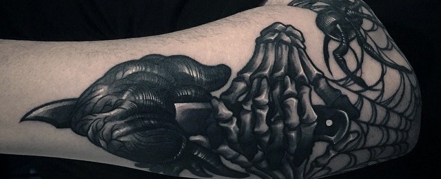 Spider Web Tattoo Designs For Men