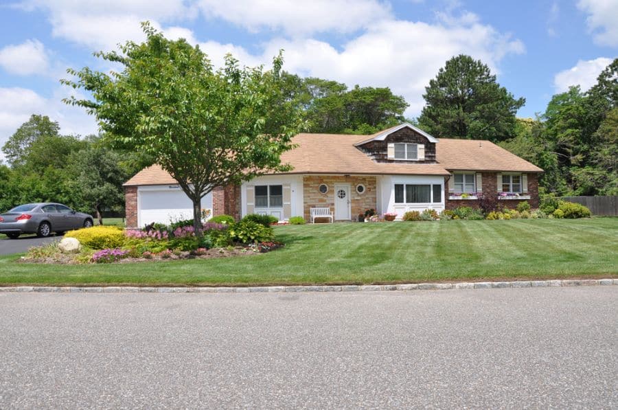 split-level ranch-style house