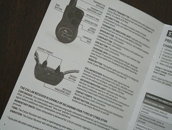 Sportdog Fieldtrainer 425x Collar And Handheld Diagram