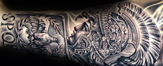 Spqr Tattoo Designs For Men