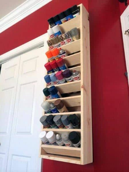 Spray Paint Cans Tool Storage Ideas