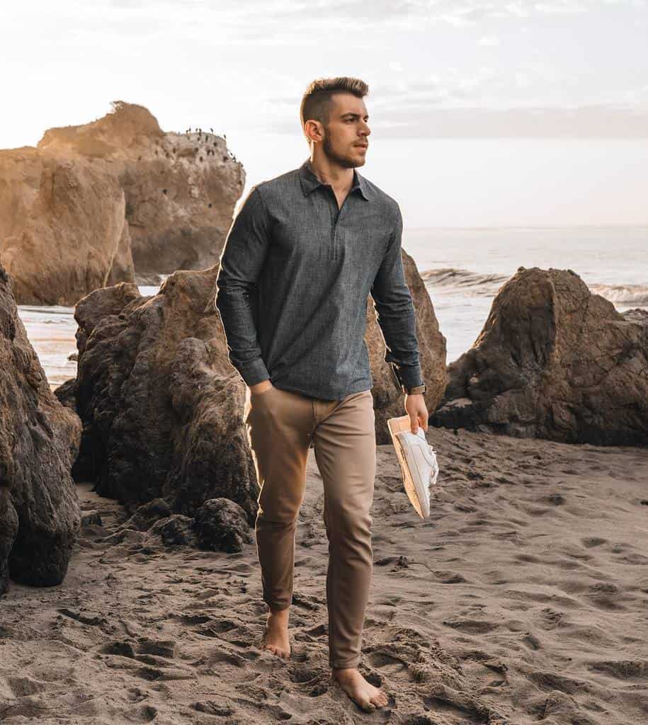 Spring Mens Beach Wear