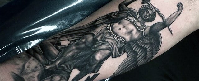 St Michael Tattoo Designs For Men
