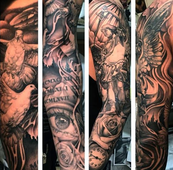 St Michael Tattoo Ink For Men