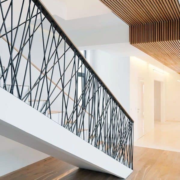 staircase metal design railing