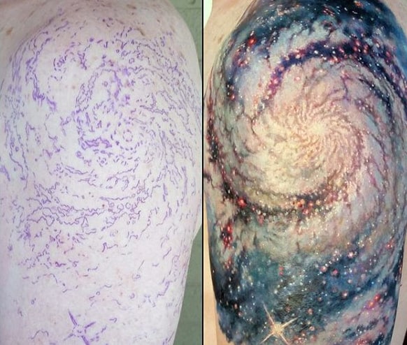 Star Tattoo Men's Sleeve Ideas