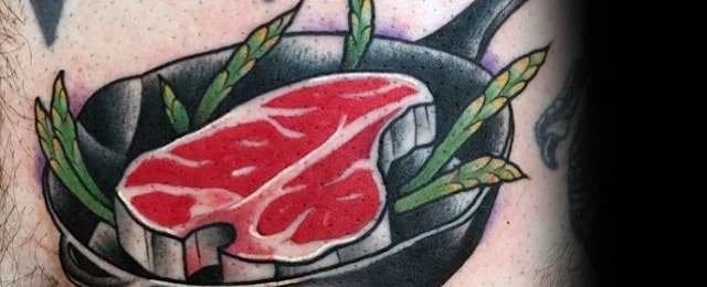 Steak Tattoo Ideas For Men