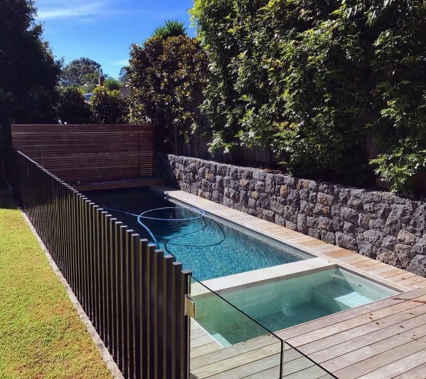 stone, metal, and wood fencing