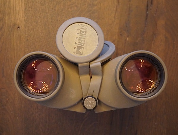 Steiner Military Marine 10x 50 Binoculars With Lens Covers Removed
