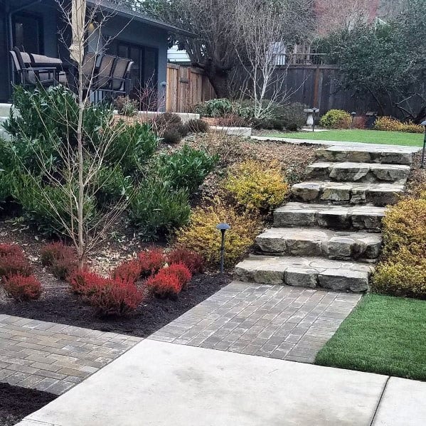 flagstone staircase steps 