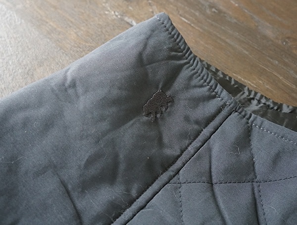 Stiched Bear Detail On Upper Right Shoulder Dakota Grizzly Vic Quilted Vest For Men