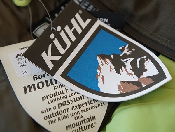 Sticker Tag Mens Firestorm Down Parka